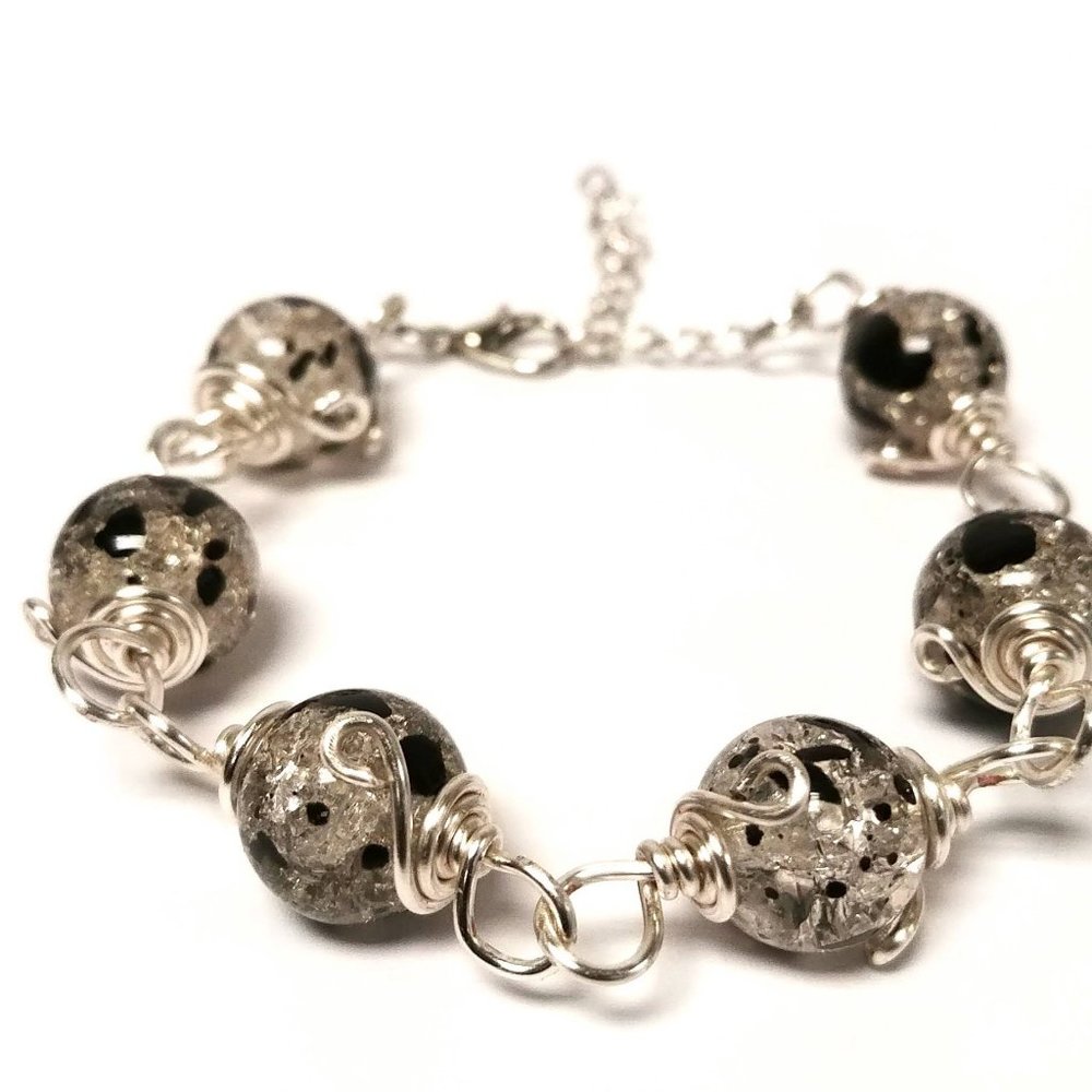 Spiral Wrapped Bracelet-Wire Wrapped Jewelry